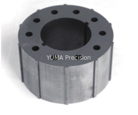 12 Slot Lembaran Baja Silikon Inti Besi Brushless AC Servo Motor Stator Rotor