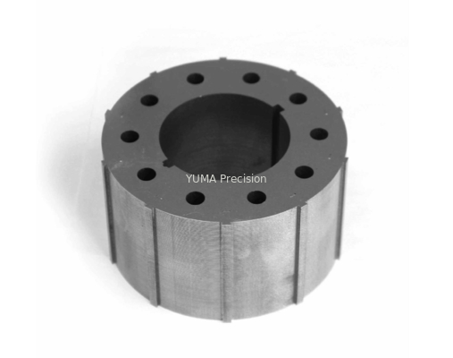 Rotor dan stator motor OD200mm Kustom Berbagai model inti motor Rotor dan stator baja silikon berkualitas tinggi