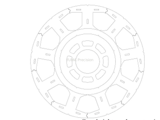 Stator Dc Motor Laminations Stack Robot Servo Motor Rotor