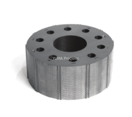 OD122mm rotor dan stator motor inersia kecil Kustom Berbagai model inti motor Rotor dan stato baja silikon berkualitas tinggi