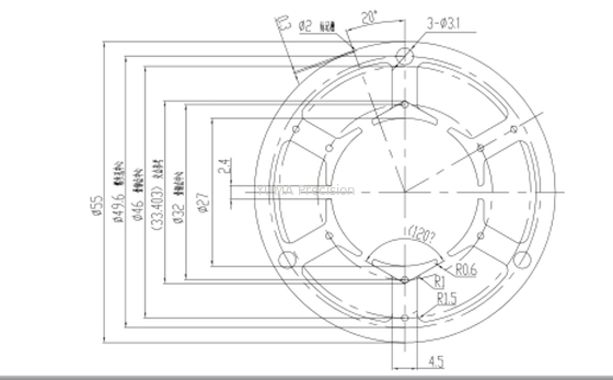 Laminasi Bahan Inti Motor Bldc Induksi Untuk Kontrol Industri