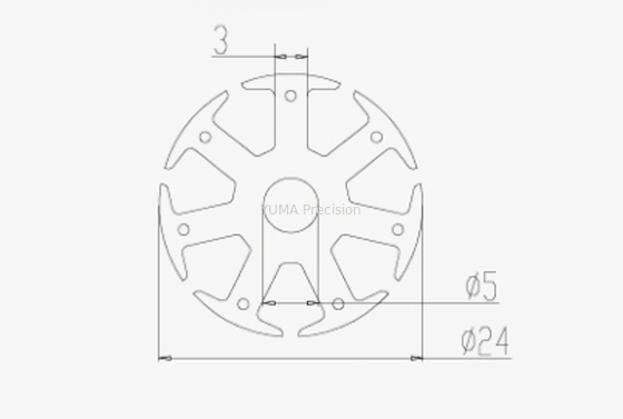 BLDC Motor Core Stacking Rotor Lamination Stacking Presisi Tinggi
