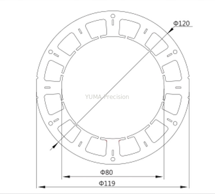 Bldc Stator Core Design Kontrol Industri Motor Inti Induksi