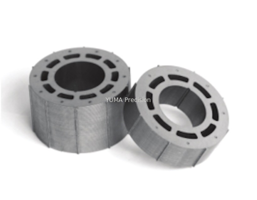 Proses Metode Penumpukan Laminasi Stator 2 Fase Brushless AC Servo 122mm