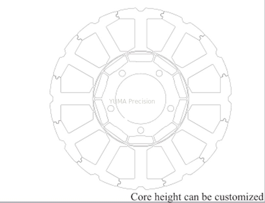 Lamination Stack Motor Core Production Servo Stator Rotor Untuk Industri 3C