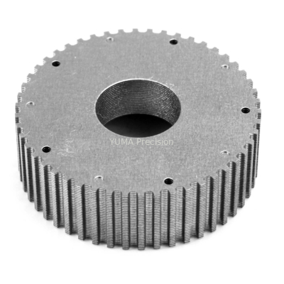 Double Row Motor Core Stamping baja silikon 86mm NEMA34 hybrid stepper motor rotor