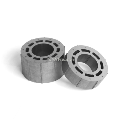 OD122mm rotor dan stator motor inersia kecil Kustom Berbagai model inti motor Rotor dan stat baja silikon berkualitas tinggi