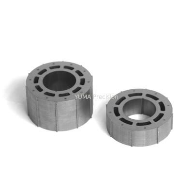 Rotor dan stator motor inersia tengah OD122mm Kustom Berbagai model inti motor Rotor dan stat baja silikon berkualitas tinggi